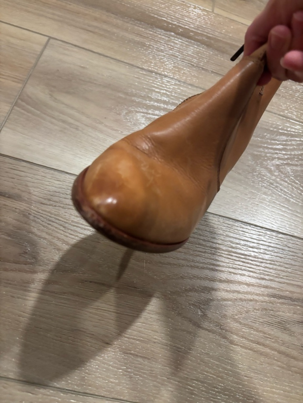 Frye Leather Ankle Boots with Side Zipper - Picture 5 of 8